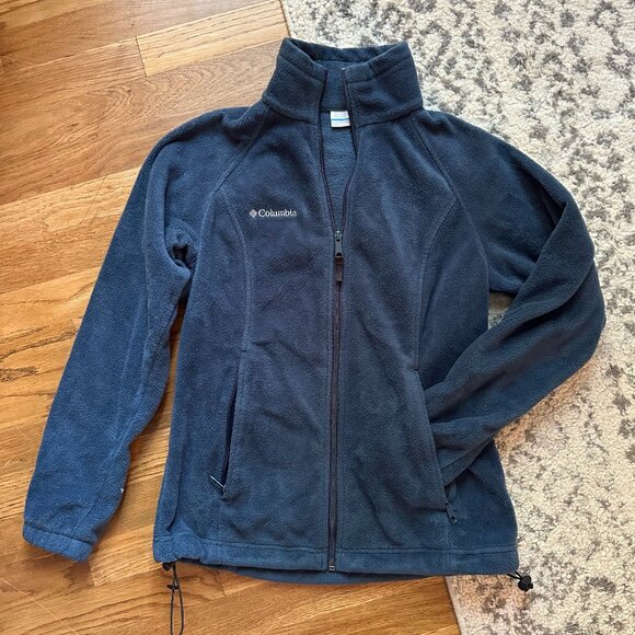 COLUMBIA Women's Benton Springs Full Zip Jacket S denim blue - Picture 1 of 10